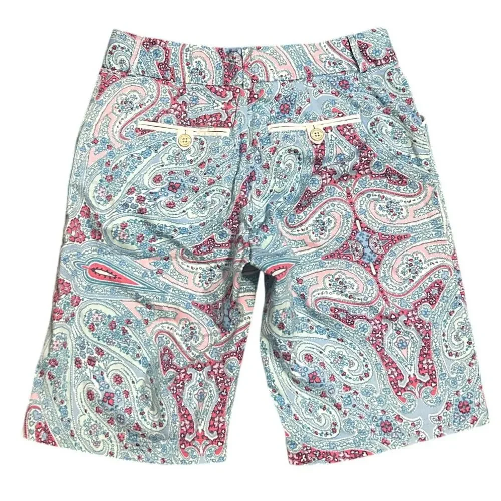 Peter Millar | Women's Paisley Colorful Printed Golf Shorts